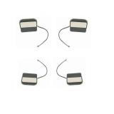 SET 4 PEZZI BUZZER SUONERIA PARTE SUPERIORE + INFERIORE PER APPLE IPAD PRO 12.9 (2015) A1652 A1584