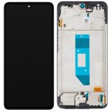 TOUCHSCREEN + DISPLAY AMOLED DISPLAY COMPLETO + FRAME PER XIAOMI REDMI NOTE 14 4G (24117RN76E) (EUROPE VERSION) NERO ORIGINALE (SERVICE PACK) (MISURA 163MM)