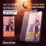 QI-VERSE PELLICOLA DI VETRO TEMPERATO OPACO PER APPLE IPHONE 13 / IPHONE 13 PRO / IPHONE 14 / IPHONE 16E / IPHONE 17E