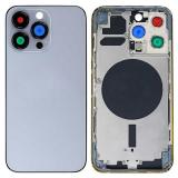 COVER POSTERIORE PER APPLE IPHONE 13 PRO 6.1 BLU MATERIALE ORIGINALE (SENZA NFC)