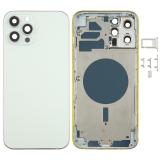 COVER POSTERIORE PER APPLE IPHONE 12 PRO MAX 6.7 BIANCO MATERIALE ORIGINALE (SENZA NFC)