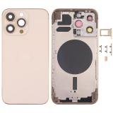 COVER POSTERIORE PER APPLE IPHONE 13 PRO 6.1 ORO MATERIALE ORIGINALE (SENZA NFC)