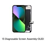TOUCHSCREEN + DISPLAY OLED DISPLAY COMPLETO PER APPLE IPHONE 13 6.1 JCID OLED VERSIONE SOFT (DIAGNOSTICABILE NON È NECESSARIO TRAPIANTARE L'IC DELLO SCHERMO ORIGINALE) (RICHIEDE AGGIORNAMENTO ALL'ULTIMA VERSIONE)