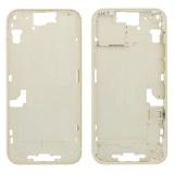 COVER CENTRALE A PER APPLE IPHONE 15 PLUS 6.7 GIALLO MATERIALE ORIGINALE