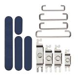 SET 3 PEZZI TASTI VOLUME + TASTI POWER E TASTO VIBRAZIONE PER APPLE IPHONE 15 PRO 6.1 / IPHONE 15 PRO MAX 6.7 BLU