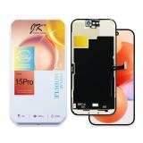 TOUCHSCREEN + DISPLAY LCD DISPLAY COMPLETO PER APPLE IPHONE 15 PRO 6.1 INCELL JK-T (FREQUENZA DI AGGIORNAMENTO: 120HZ)