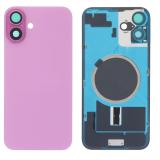 COVER POSTERIORE DI VETRO CON SUPPORTO PER APPLE IPHONE 16 PLUS 6.7 ROSA (SENZA NFC)
