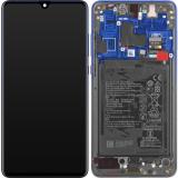 DISPLAY LCD + TOUCHSCREEN DISPLAY COMPLETO + FRAME PER HUAWEI MATE 20 HMA-L09 HMA-L29 VIOLA / TWILIGHT ORIGINALE