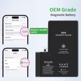 BATTERIA DE GRANDE CAPACITA (3570 mAh) PER APPLE IPHONE 15 6.1 (BATTERIA DECODIFICABILE GENUINA AUTODIAGNOSTICABILE) (RICHIEDE AGGIORNAMENTO ALL'ULTIMA VERSIONE)