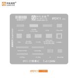 AMAOE IPDY:1 SCHERMO IC MAGLIA ACCIAIO PER IP 11-17 APPLE IPHONE 11 - 12 / 13 / 13 MINI / 13 PRO / 13 PRO MAX / 14 / 14 PLUS / 14 PRO / 14 PRO MAX / 15 / 15 PLUS / 15 PRO / 15 PRO MAX / 16 / 16 PLUS / 16 PRO / 16 PRO MAX / 17 / AIR / 17 PRO / 17 PRO MAX