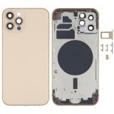 COVER POSTERIORE PER APPLE IPHONE 12 PRO 6.1 ORO MATERIALE ORIGINALE (SENZA NFC)