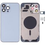 COVER POSTERIORE PER APPLE IPHONE 13 PRO MAX 6.7 BLU MATERIALE ORIGINALE (SENZA NFC)