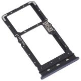 DUAL SIM TRAY PER MOTOROLA MOTO G62 5G (XT2223) GRIGIO / NERO