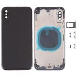 COVER POSTERIORE PER APPLE IPHONE XS 5.8 NERO MATERIALE ORIGINALE (SENZA NFC)