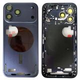 COVER CENTRALE A PER APPLE IPHONE 17 PRO MAX 6.9 BLU MATERIALE ORIGINALE