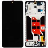 TOUCHSCREEN + DISPLAY LCD DISPLAY COMPLETO + FRAME (FK03 VERSION) PER OPPO RENO12 F 4G (CPH2687) / RENO12 F 5G (CPH2637) / RENO12 FS 5G (CPH2637) NERO OEM OLED