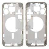 COVER CENTRALE A PER APPLE IPHONE 15 PRO MAX 6.7 TITANIO NATURALE OEM