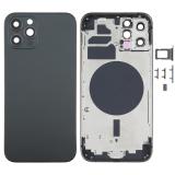COVER POSTERIORE PER APPLE IPHONE 12 PRO 6.1 NERO OEM (SENZA NFC)