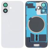 COVER POSTERIORE DI VETRO CON SUPPORTO PER APPLE IPHONE 16 6.1 BIANCO (SENZA NFC)