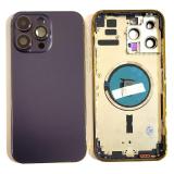 COVER POSTERIORE PER APPLE IPHONE 14 PRO MAX 6.7 VIOLA MATERIALE ORIGINALE (SENZA NFC)