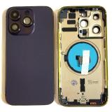 COVER POSTERIORE PER APPLE IPHONE 14 PRO 6.1 VIOLA MATERIALE ORIGINALE (SENZA NFC)