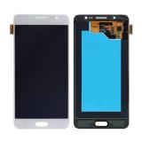 TOUCHSCREEN + DISPLAY LCD DISPLAY COMPLETO SENZA FRAME PER SAMSUNG GALAXY J5 2016 J510F BIANCO ORIGINALE (SERVICE PACK)