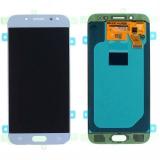 TOUCHSCREEN + DISPLAY LCD DISPLAY COMPLETO SENZA FRAME PER SAMSUNG GALAXY J5(2017) J530F BLU ORIGINALE (SERVICE PACK)