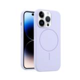 CUSTODIA CELLULARE DI SILICONE LIQUIDO + MAGNETICO PER APPLE IPHONE 14 PRO MAX VIOLA