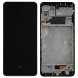 DISPLAY LCD + TOUCHSCREEN DISPLAY COMPLETO + FRAME PER SAMSUNG GALAXY A32 4G A325F / A325M NERO SCHERMO SERVICE PACK + FRAME (NON ORIGINALE)