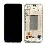 TOUCHSCREEN + DISPLAY AMOLED DISPLAY COMPLETO + FRAME PER SAMSUNG GALAXY A36 5G A366B LIMA VERDE ORIGINALE (SERVICE PACK)