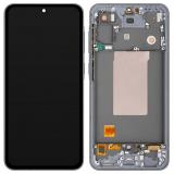 TOUCHSCREEN + DISPLAY OLED DISPLAY COMPLETO + FRAME PER SAMSUNG GALAXY A56 5G A566B NERO OEM
