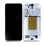 TOUCHSCREEN + DISPLAY AMOLED DISPLAY COMPLETO + FRAME PER SAMSUNG GALAXY S25 PLUS / S25+ 5G S936B BLU GHIACCIO SCHERMO SERVICE PACK + FRAME (NON ORIGINALE)