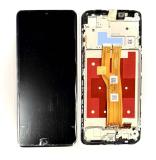 TOUCHSCREEN + DISPLAY LCD DISPLAY COMPLETO + FRAME PER SAMSUNG GALAXY A07 A075B A075B/DS A075F A075F/DS A075M A075M/DS NERO ORIGINALE (SERVICE PACK)