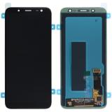 TOUCHSCREEN + DISPLAY AMOLED RICONDIZIONATO SENZA FRAME PER SAMSUNG GALAXY J6 (2018) J600F NERO (DISPLAY RINNOVATA)