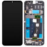 DISPLAY LCD + TOUCHSCREEN DISPLAY COMPLETO + FRAME PER  SAMSUNG GALAXY A14 A145P A145R NERO EU (EUROPE VERSION) (FLEX NERO)