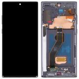 TOUCHSCREEN + DISPLAY AMOLED DISPLAY COMPLETO + FRAME PER SAMSUNG GALAXY NOTE 10 PLUS N975F NERO SCHERMO SERVICE PACK + FRAME (NON ORIGINALE)