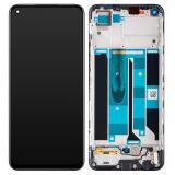 TOUCHSCREEN + DISPLAY LCD DISPLAY COMPLETO + FRAME (05 VERSION) PER REALME 8 4G (RMX3085) NERO ORIGINALE