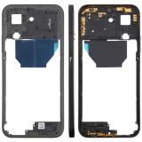 COVER CENTRALE B PER XIAOMI REDMI 15C 4G (25078RA3EE) (EUROPE VERSION) NERO ORIGINALE