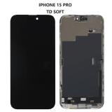 TOUCHSCREEN + DISPLAY OLED DISPLAY COMPLETO PER APPLE IPHONE 15 PRO 6.1 TD OLED VERSIONE SOFT (FREQUENZA DI AGGIORNAMENTO: 120HZ)