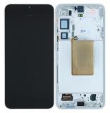 TOUCHSCREEN + DISPLAY AMOLED DISPLAY COMPLETO + FRAME PER SAMSUNG GALAXY S24 PLUS / S24+ 5G S926B BLU SCHERMO SERVICE PACK + FRAME (NON ORIGINALE)
