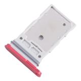 DUAL SIM TRAY PER SAMSUNG GALAXY S25 5G S931B / S25 PLUS / S25+ 5G S936B ROSSO CORALLO