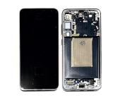 TOUCHSCREEN + DISPLAY AMOLED DISPLAY COMPLETO + FRAME PER SAMSUNG GALAXY S25 PLUS / S25+ 5G S936B NERO SCHERMO SERVICE PACK + FRAME (NON ORIGINALE)