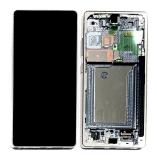 TOUCHSCREEN + DISPLAY AMOLED DISPLAY COMPLETO + FRAME PER SAMSUNG GALAXY S25 ULTRA S938B TITANIO NERO / GRIGIO / VERDE GIADA / ORO ROSA SCHERMO SERVICE PACK + FRAME (NON ORIGINALE)